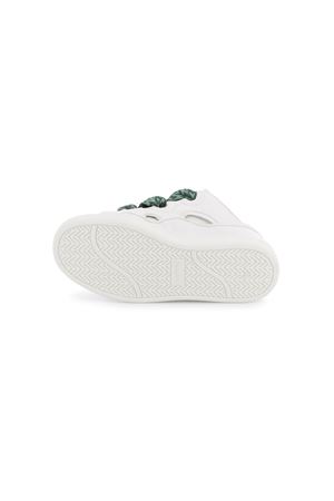 sneakers in pelle bianco LANVIN KIDS | N3021810P